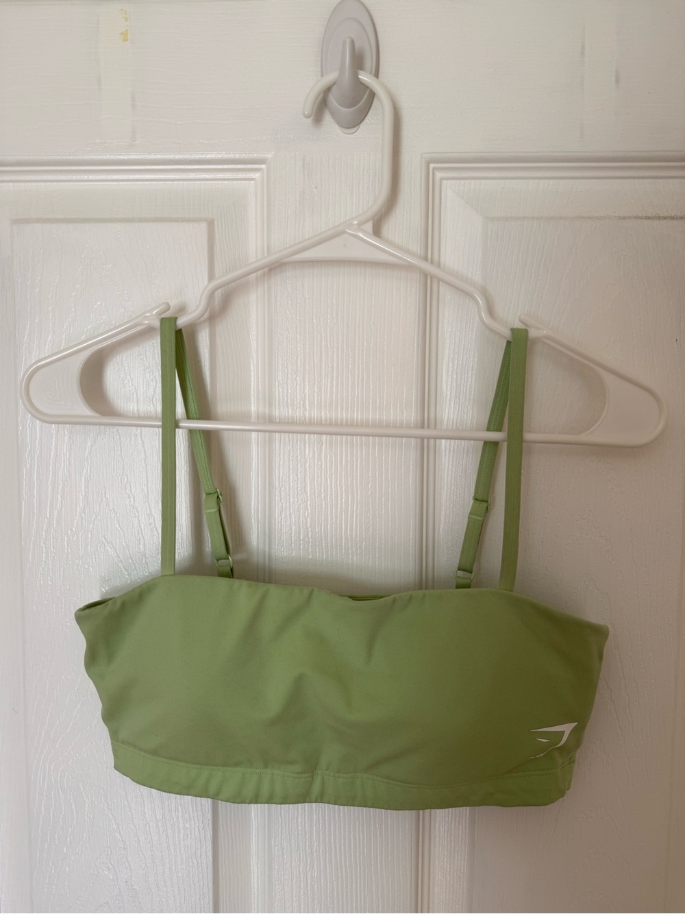 Gymshark Bandeau Sports Bra, Green, Medium
